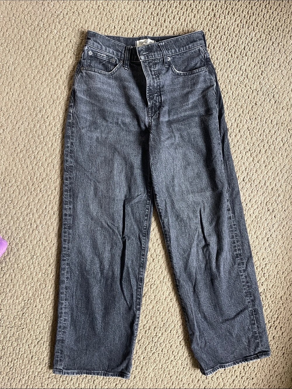 Madewell ‘The Perfect Vintage Wide-Leg Crop Jean’ in size 26